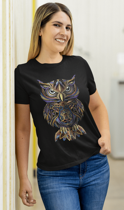 Camiseta Classica personalizada Coruja