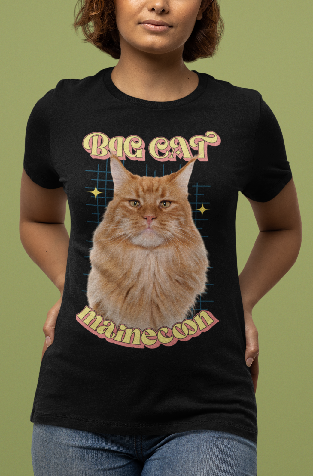 Camiseta Maine Coon Big Cat