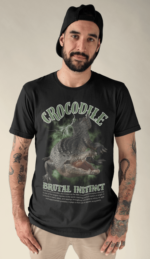 Camiseta Classica Crocodile (Brutal instinct)