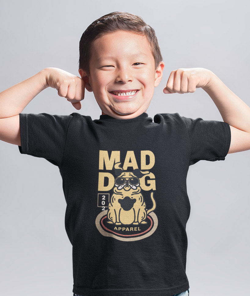Camiseta Classica infantil Mad Dog
