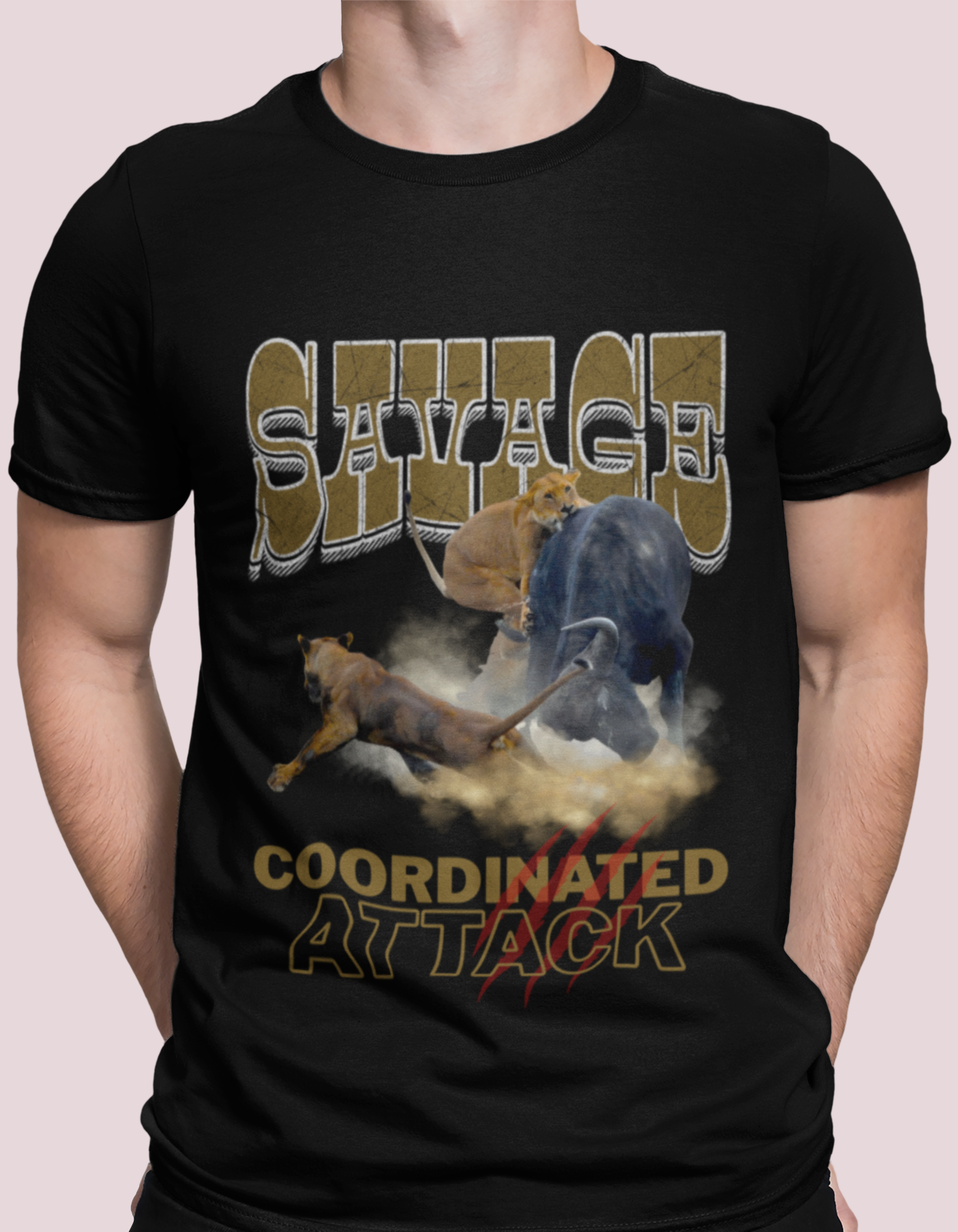 Nome do produto: Camiseta Quality Savage Coordinate Attack