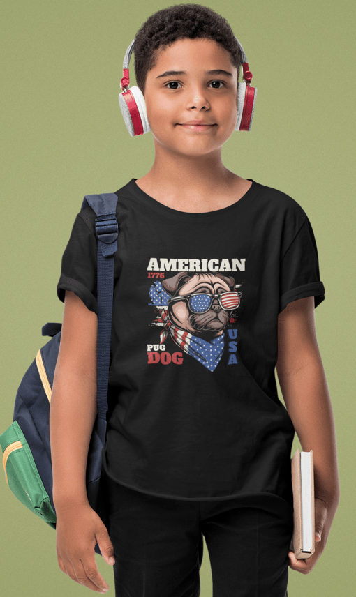 Camiseta Classica American Pug Dog