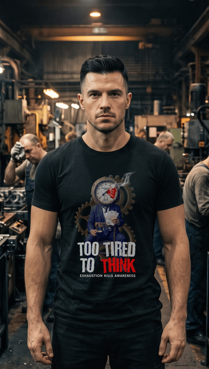 Nome do produto: Camiseta Prime  TOO TIRED TO THINK