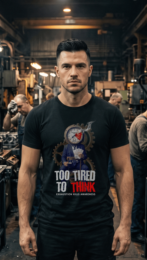 Camiseta Prime  TOO TIRED TO THINK