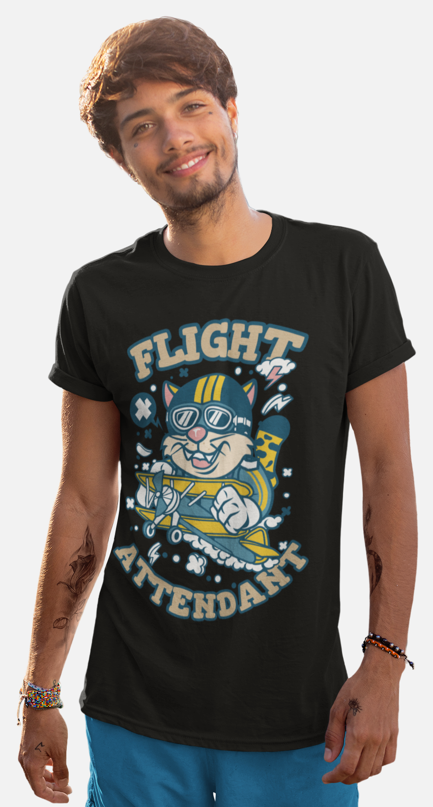 Camiseta Personalizada Flight Attendant