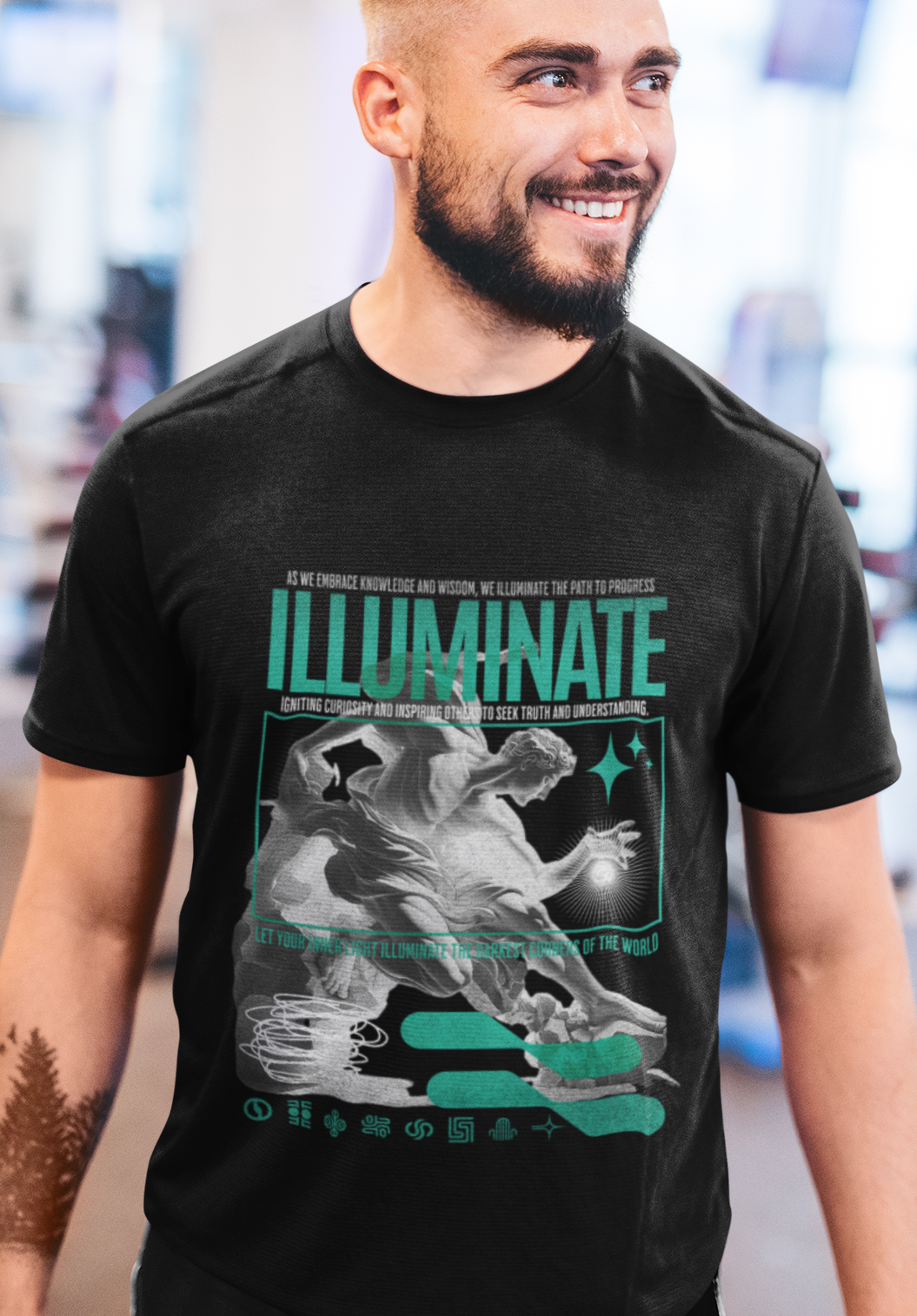 Nome do produto Camiseta Prime Masculina Illuminate