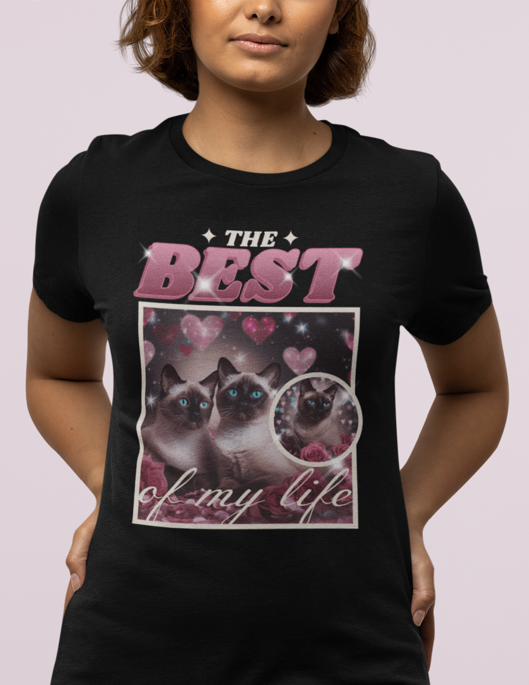 Camiseta Quality The Best Gato Siâmes
