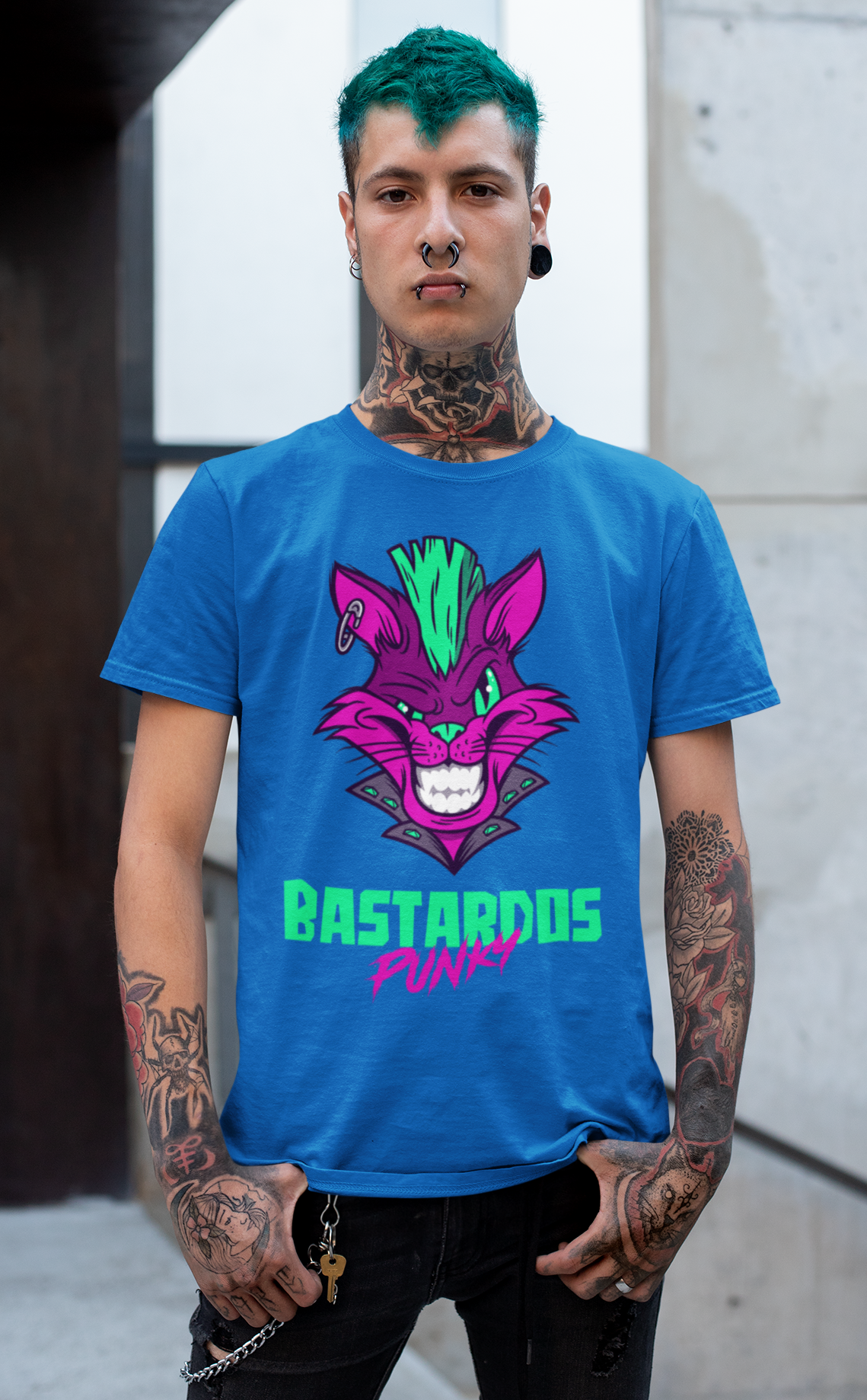 Camiseta Quality Bastardos Punky