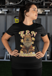 Camiseta lulu da Pomerania Zen Meditation