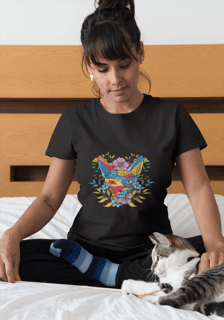 Camiseta personalizada Gato Sphynx Mandala