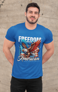 Nome do produto Camiseta Quality Aguia Freedom American