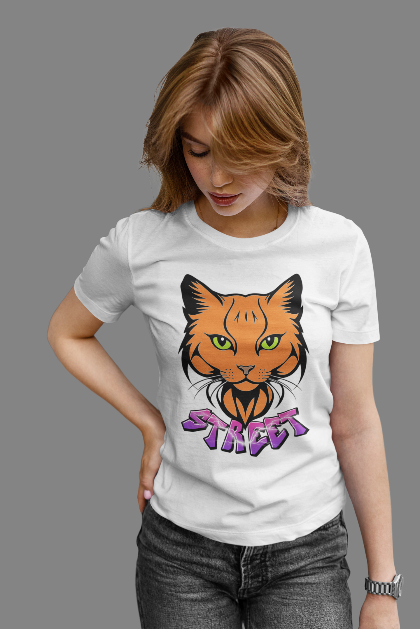 Camiseta Gato Street