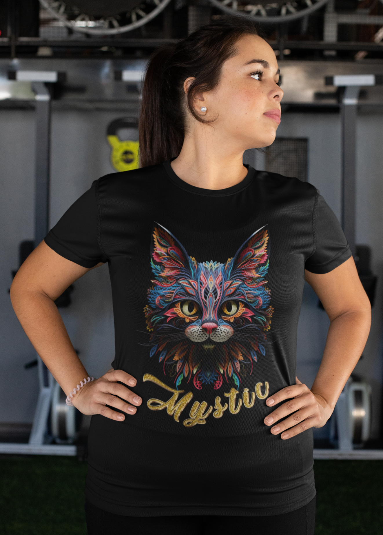 Camiseta Gato Místico