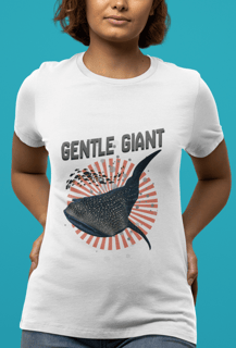 Camiseta Classica Gentle Giant Tubarão Baleia