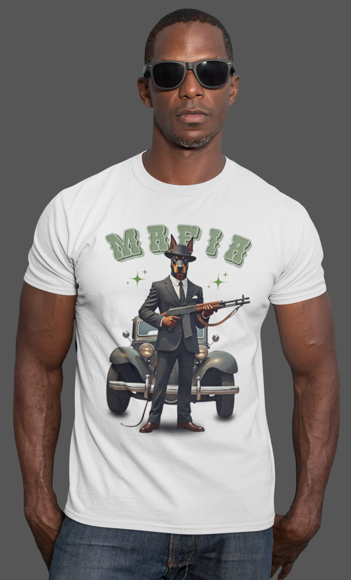 Camiseta Quality Doberman Mafia