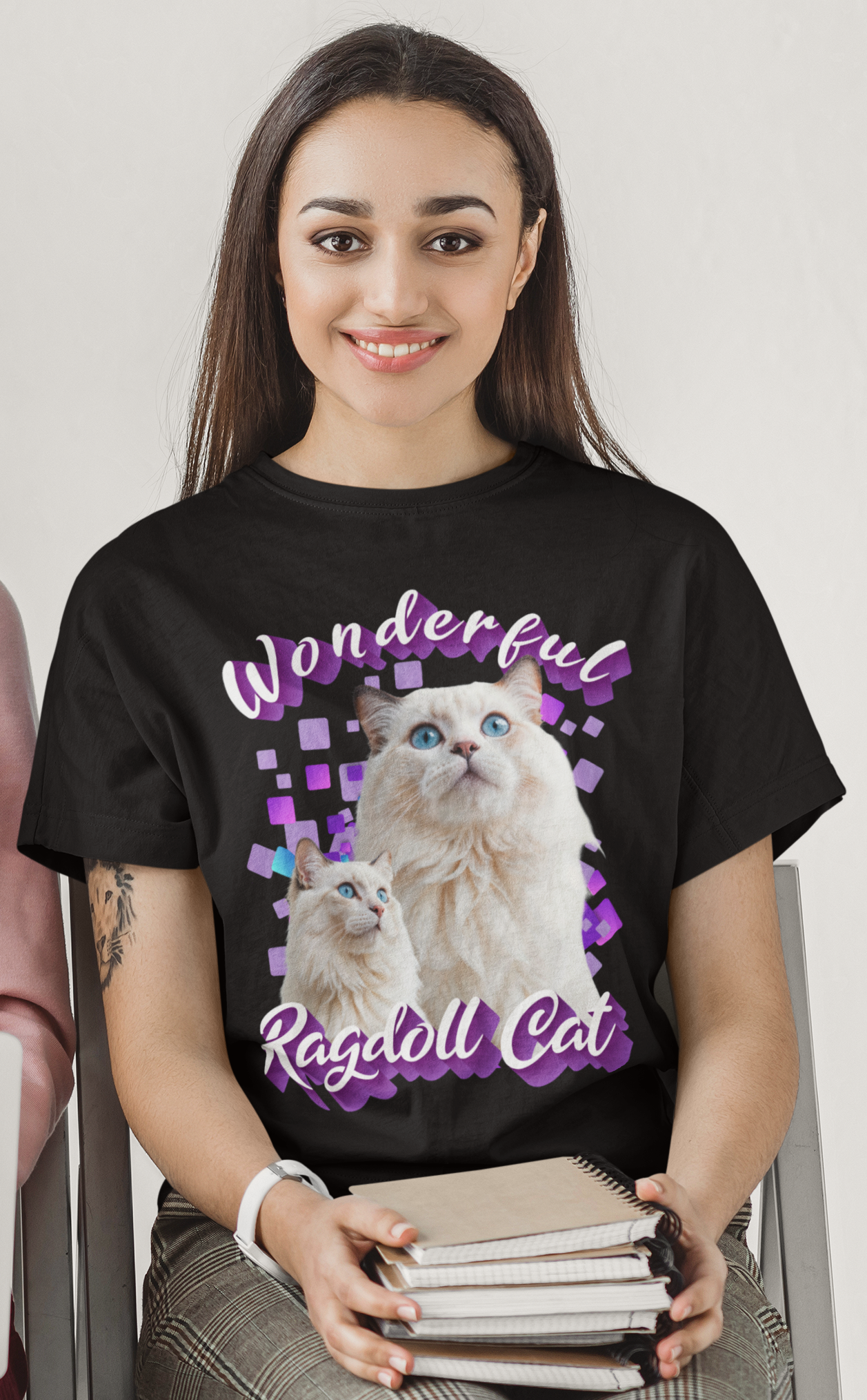Camiseta Gato Ragdoll 