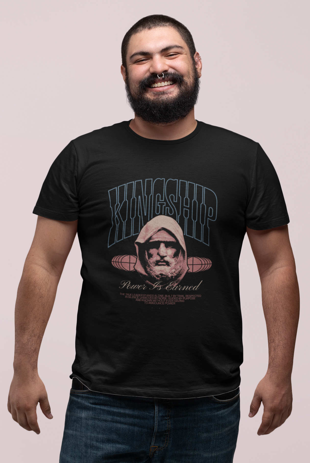 Camiseta Plus Size Masculina King Ship