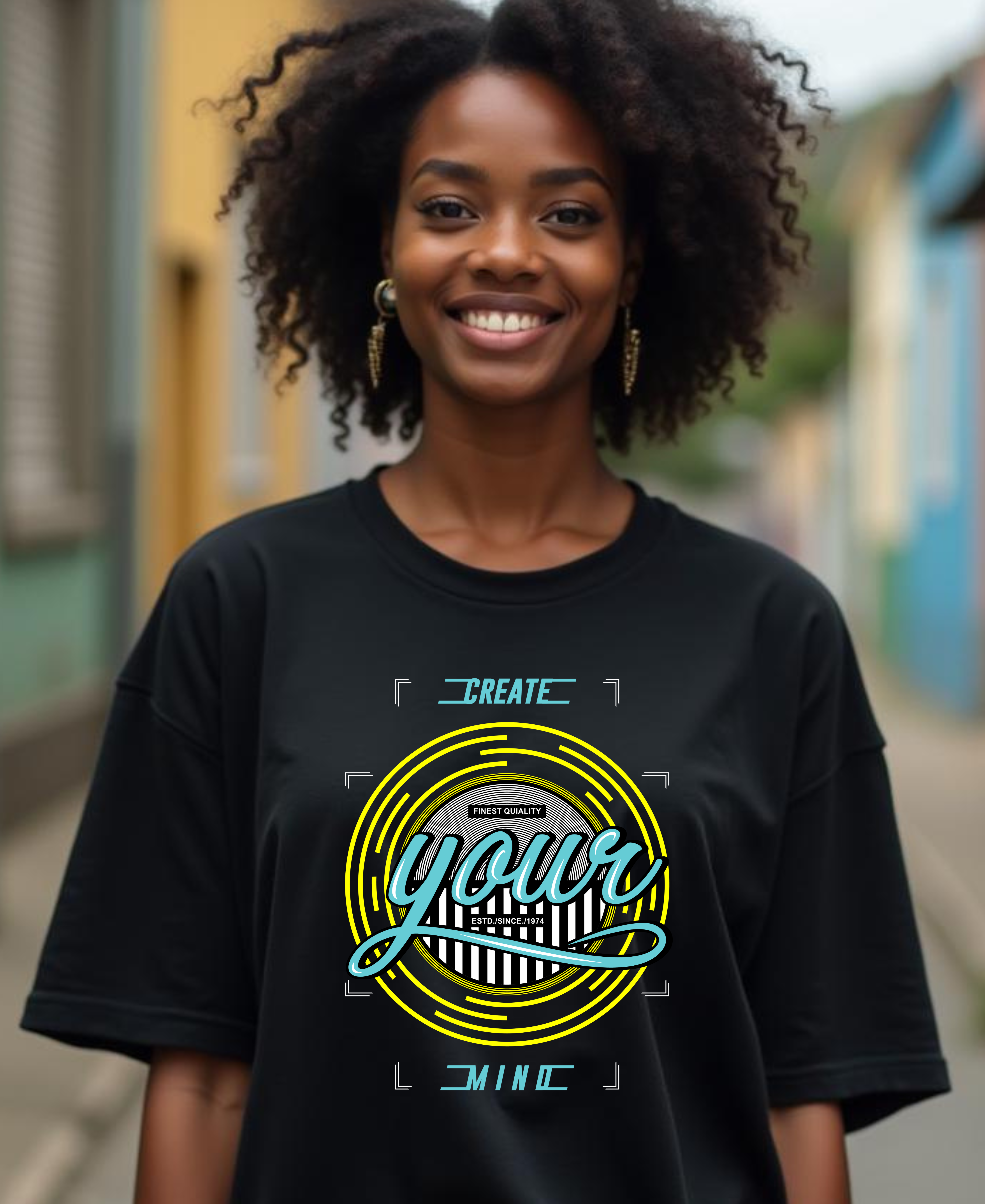 Camiseta Oversized Your