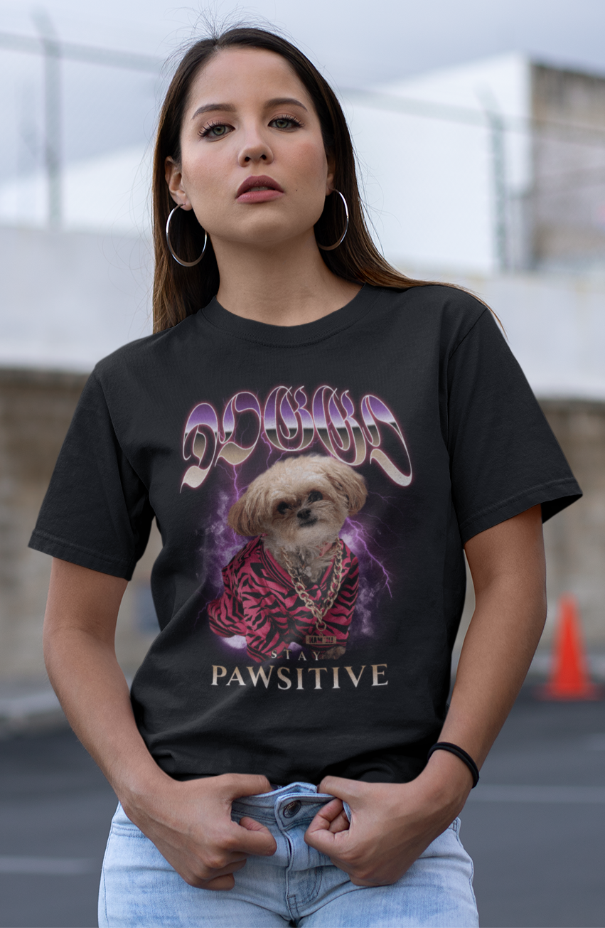 Camiseta Classica Lhasa Apso Pawsitive