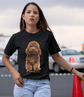 Camiseta Poodle personalizada