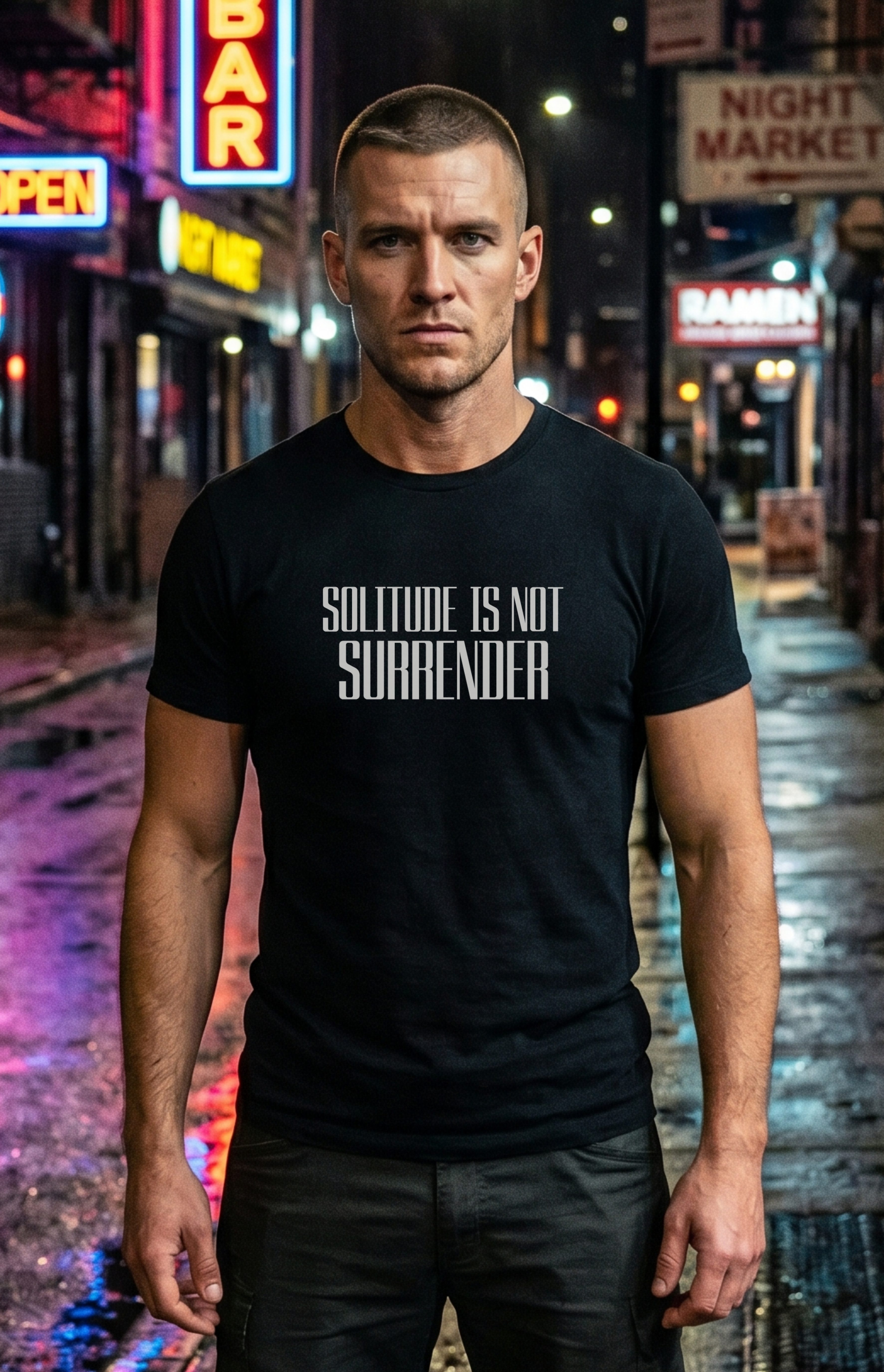 Camiseta Prime SOLITUDE IS NOT SURRENDER
