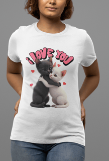 Camiseta personalizada I love You