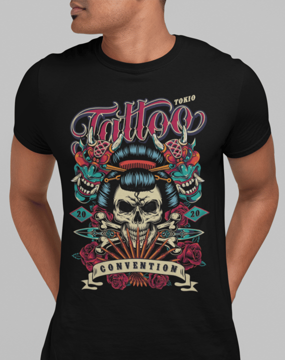 Camiseta Classica Tattoo Tokio Convention