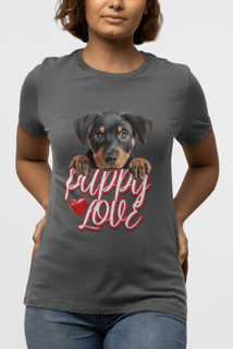 Nome do produto Camiseta personalizada Puppy Love
