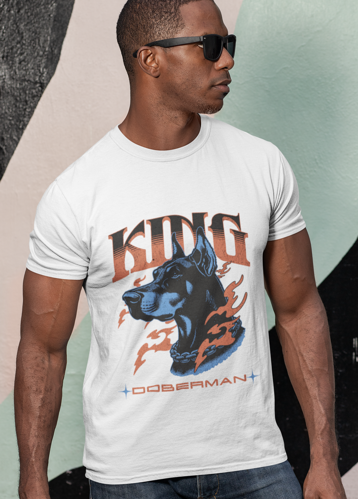Camiseta clássica Doberman King