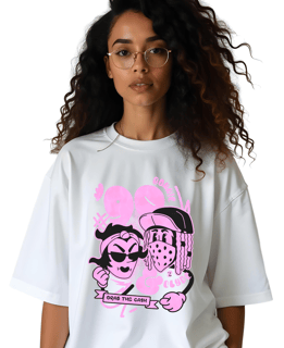 Camiseta Oversized Bonnie e Clyde