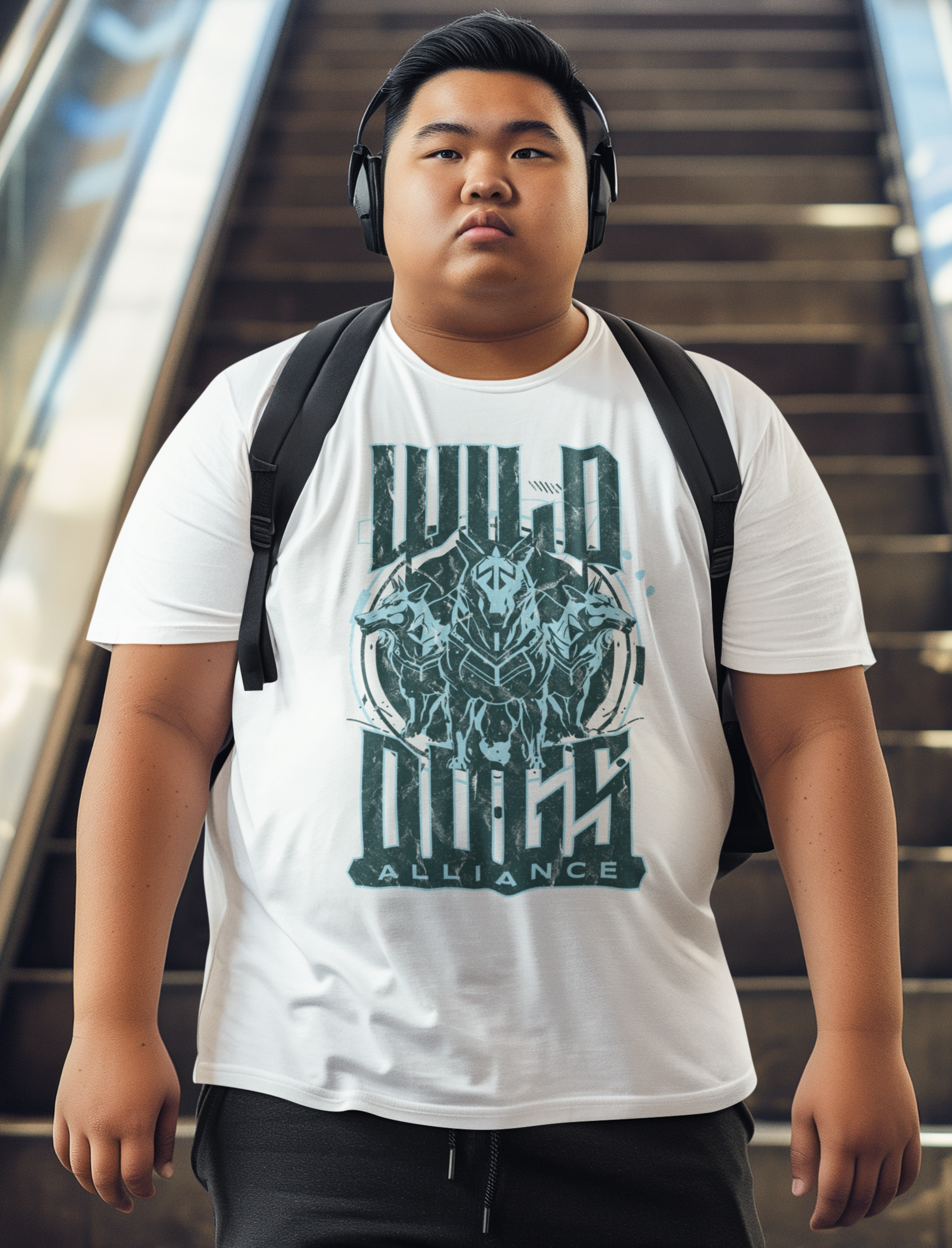 Camiseta Plus Size Wild Dogs Aliance