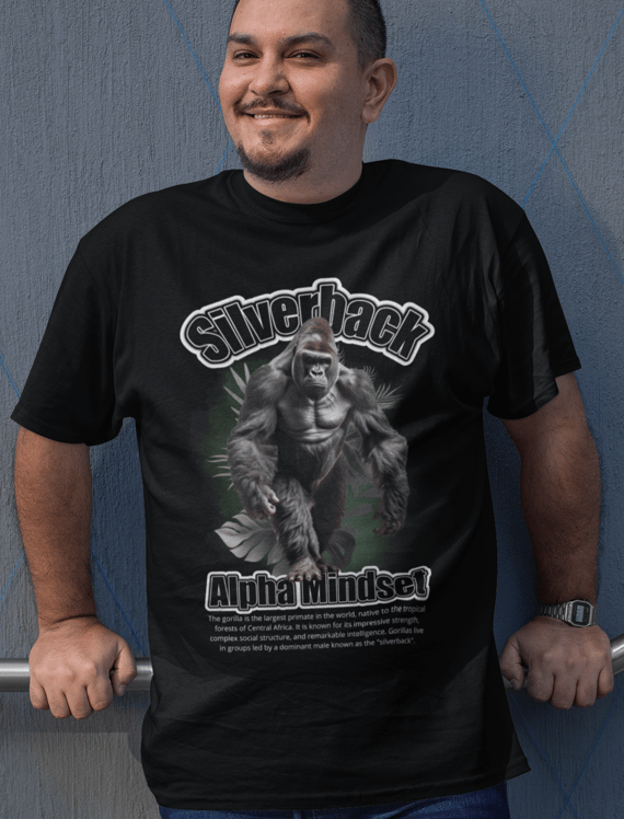 Camiseta quality Gorila(Silverback Alpha Mindset)