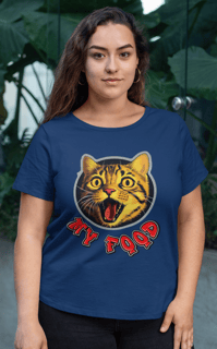 Nome do produto Camiseta Gato My Food
