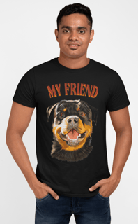 Nome do produto Camiseta Rottweiler ( My Friend )