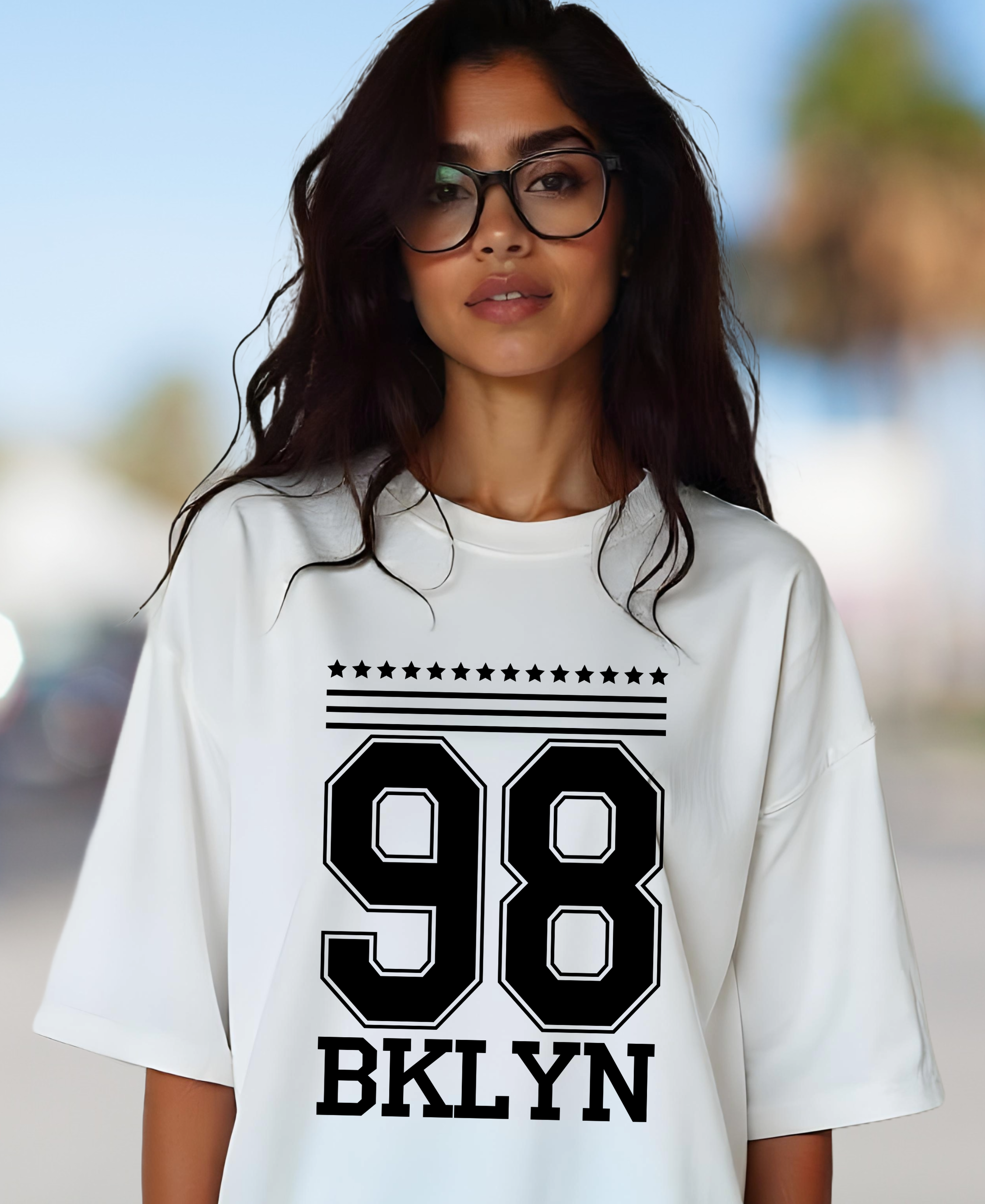 Camiseta Oversized 98 BKLYN Unissex