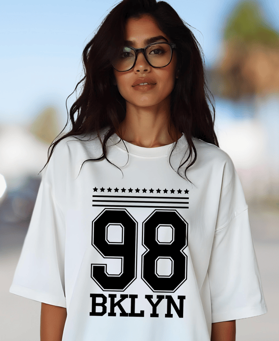 Camiseta Oversized 98 BKLYN Unissex
