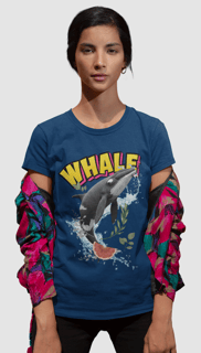 Camiseta personalizada Whale-baleia