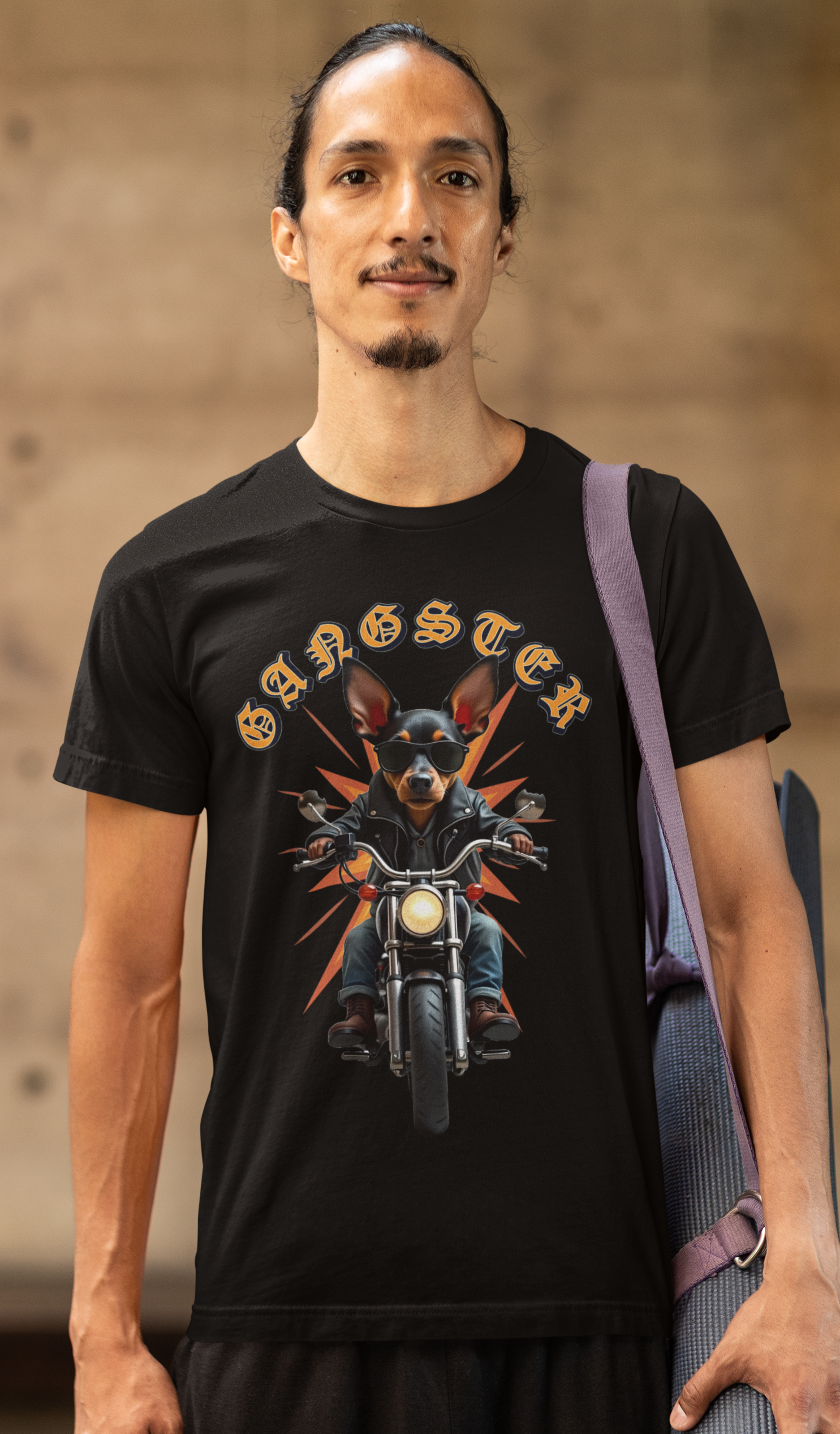 Camiseta Pinscher Gangster Dog