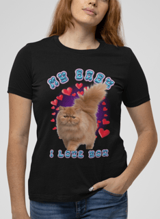 Camiseta Gato Persa personalizada