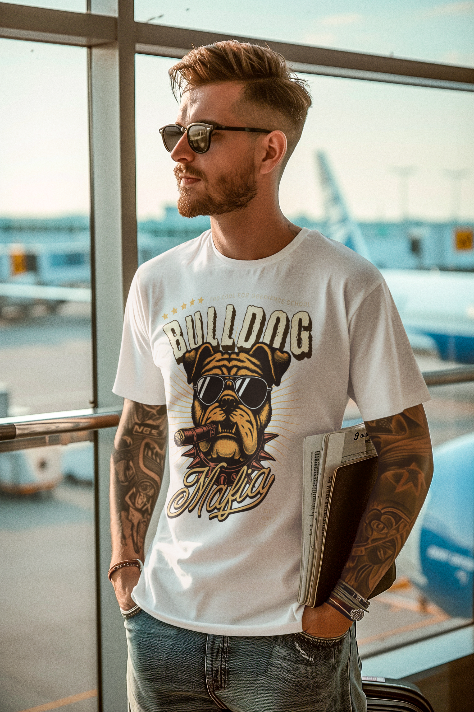 Camiseta Classica Bulldog Mafia