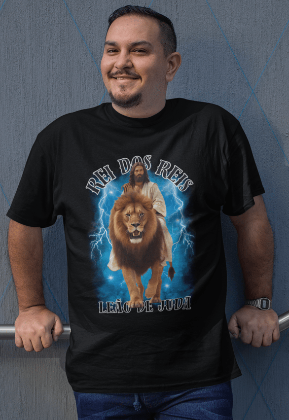 Camiseta Reis dos Reis Leão de Juda