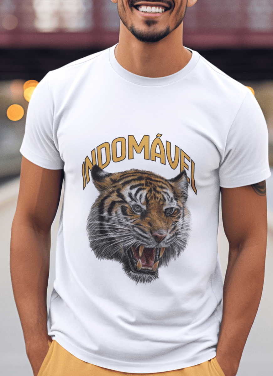 Nome do produto: Camiseta Classica Tgre Indomável