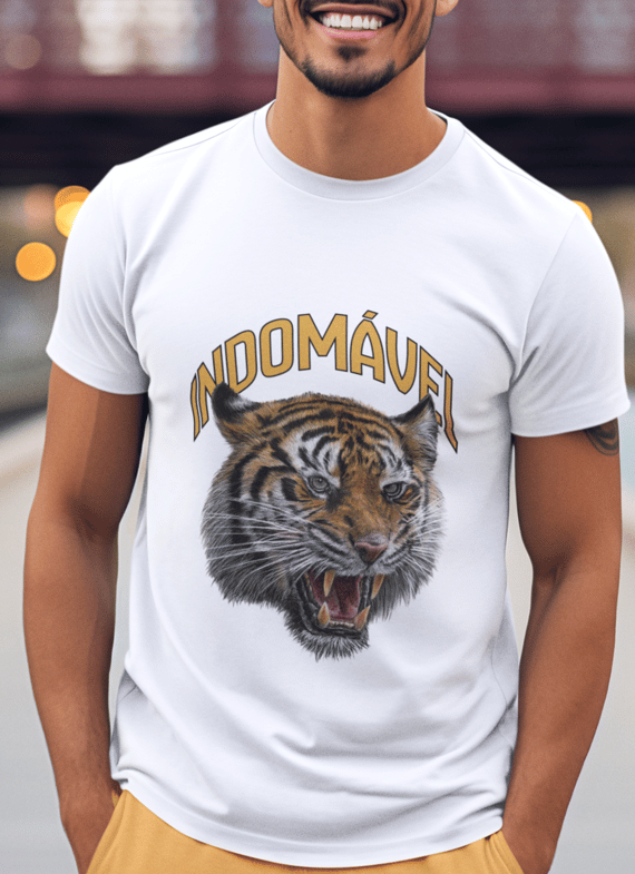 Camiseta Classica Tgre Indomável