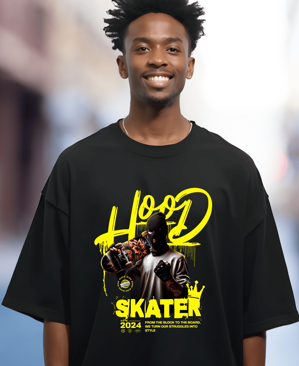 Nome do produto: Camiseta Oversized Hood Skater