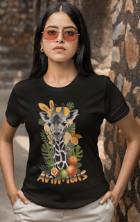 Camiseta Classica Girafa Animals