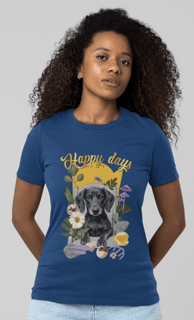 Nome do produto Camiseta dachshund Happy Days