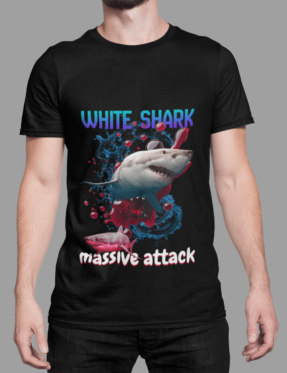 Nome do produto: Camiseta Quality White Shark Massive Attack 