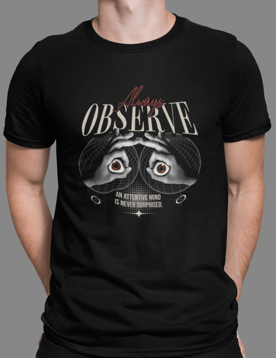 Camiseta Prime Masculina Observe always