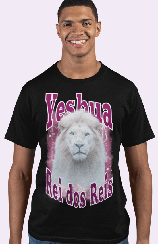 Camiseta Classica Leão Yeshua Reis dos Reis