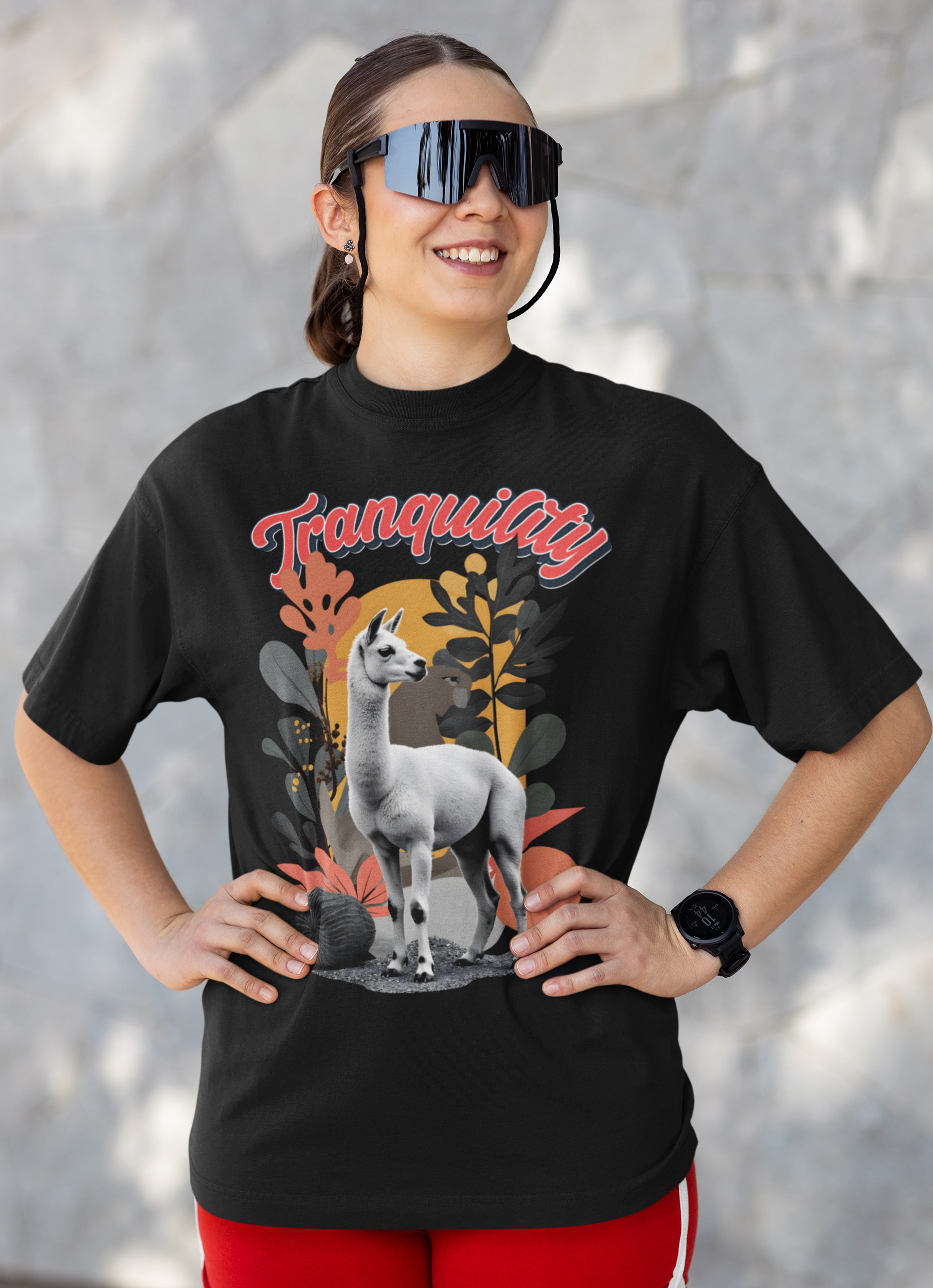Camiseta personalizada Lhama